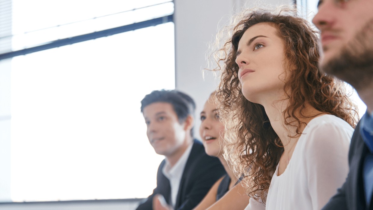 Group of people on a seminar